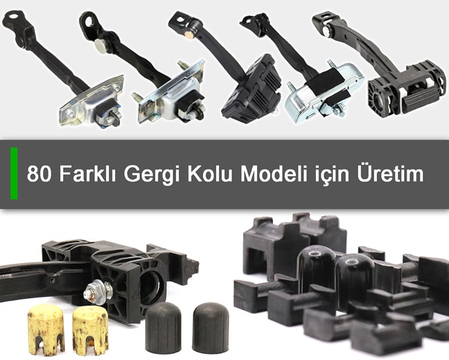 80 Farklı Kapı Gergi Kolu İçin 80 Farklı Gergi Kolu Tamir Kiti Üretimi