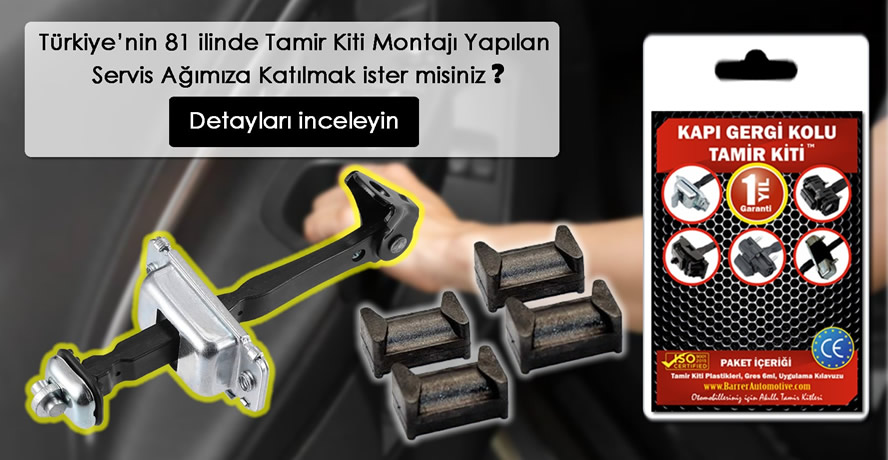 Türkiye’nin 81 ilinde Tamir Kiti Montajı Yapılan  Servis Ağımıza Katılmak ister misiniz ?