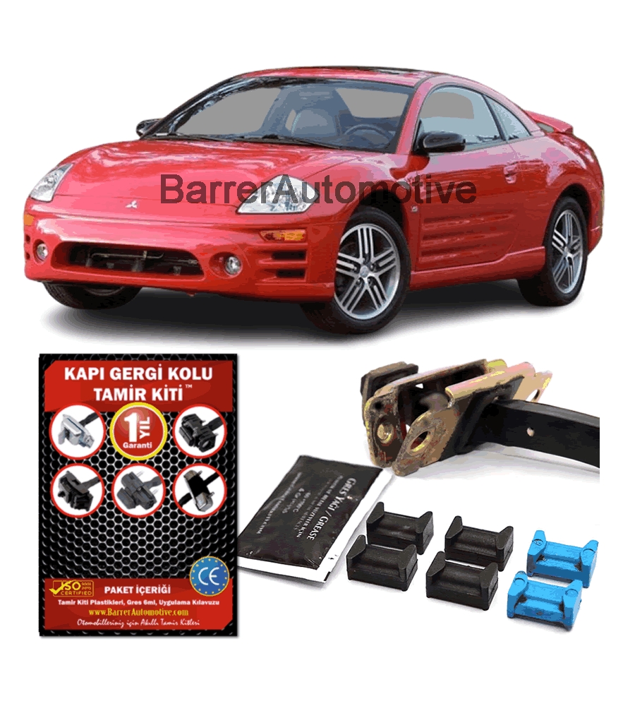 MITSUBISHI%20ECLIPSE%20(III)%20Kapı%20Gergi%20Kolu%20(Limitör)%20Tamir%20Kiti%201999-2005