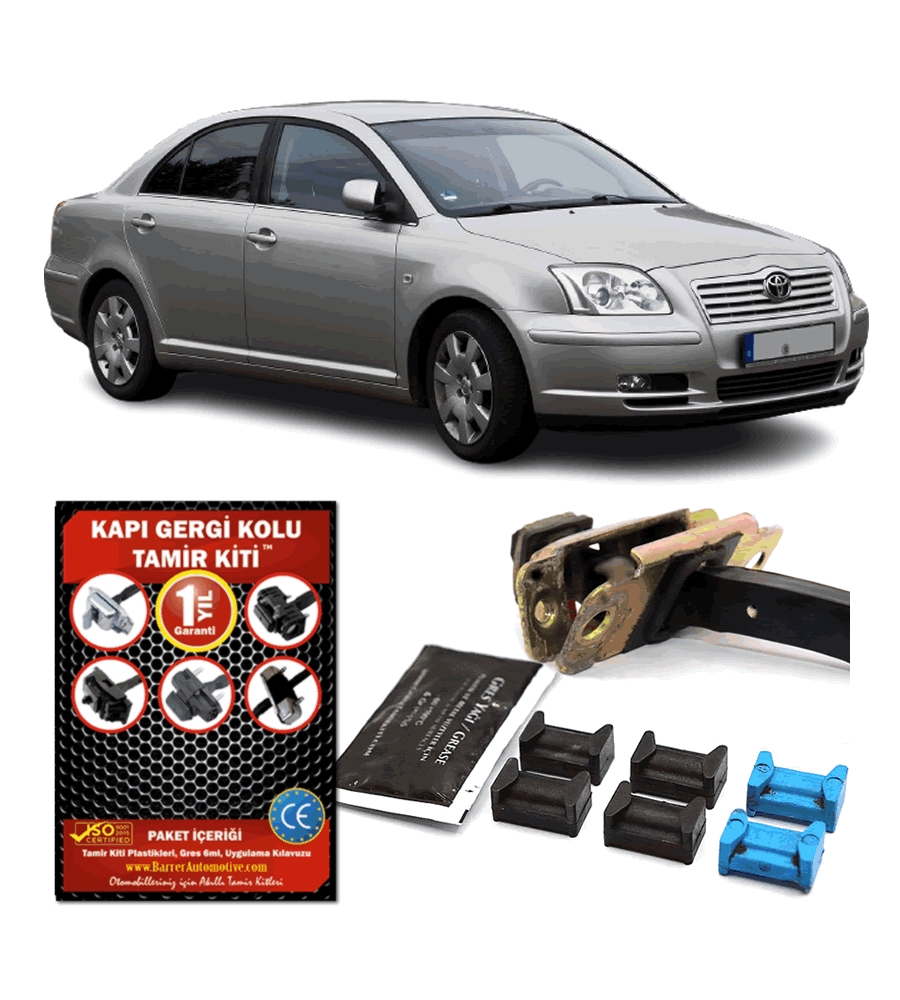 Toyota%20Avensis%20(II)%20Kapı%20Gergi%20Kolu%20(Limitör)%20Tamir%20Kiti%202003-2008