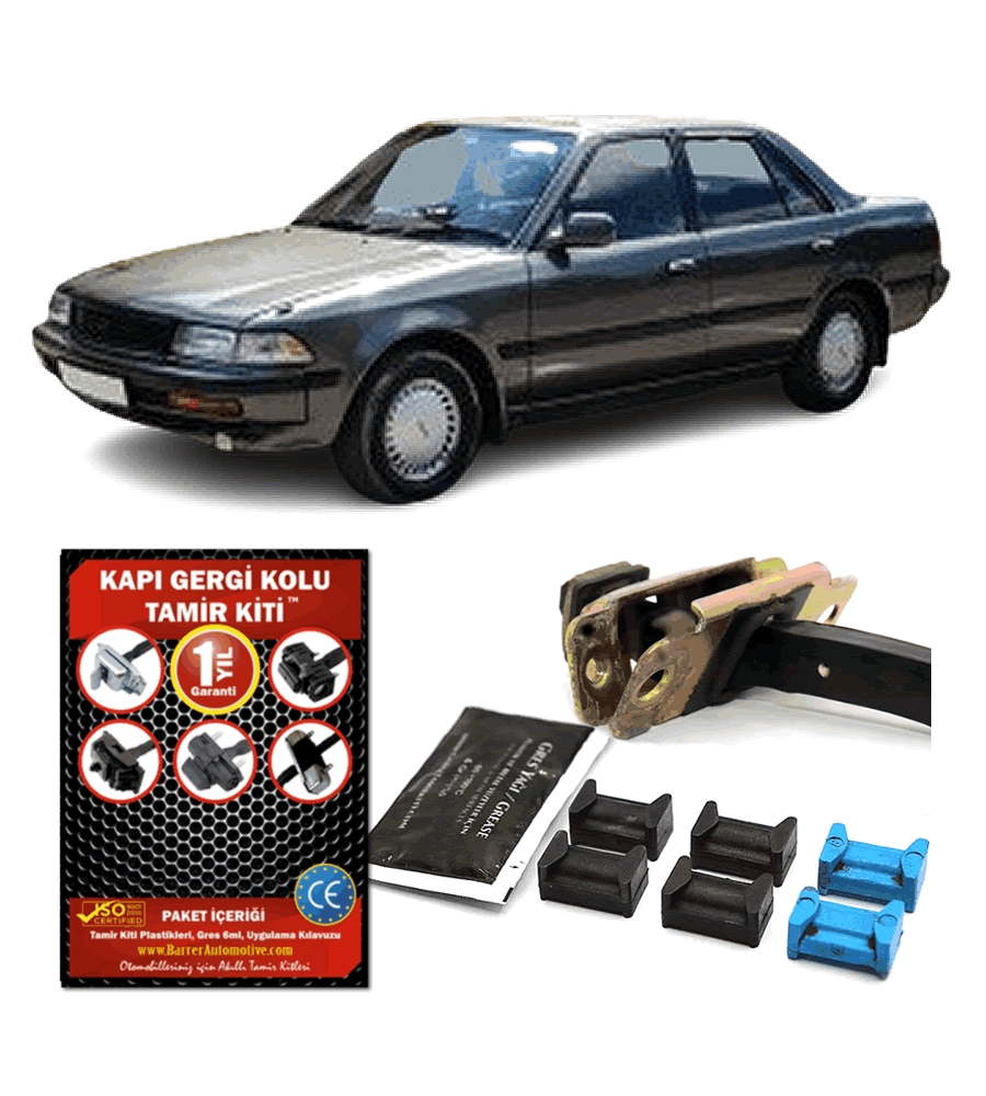 Toyota%20Corona%20Kapı%20Gergi%20Kolu%20(Limitör)%20Tamir%20Kiti%201983-2003