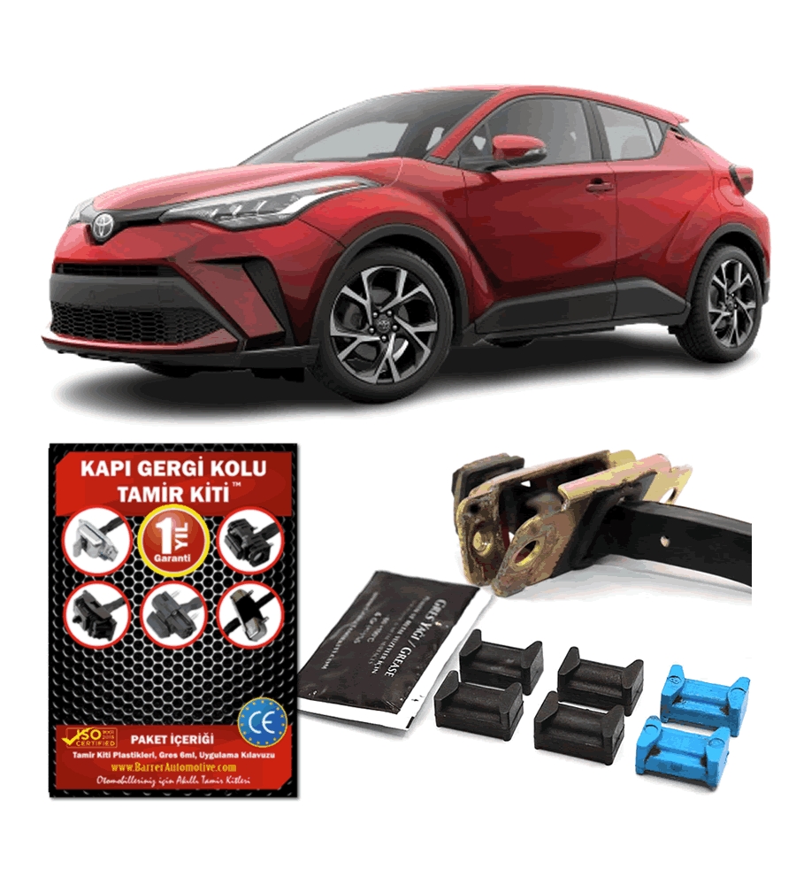 Toyota%20C-HR%20X10%20X50%20Kapı%20Gergi%20Kolu%20(Limitör)%20Tamir%20Kiti%202016-2023